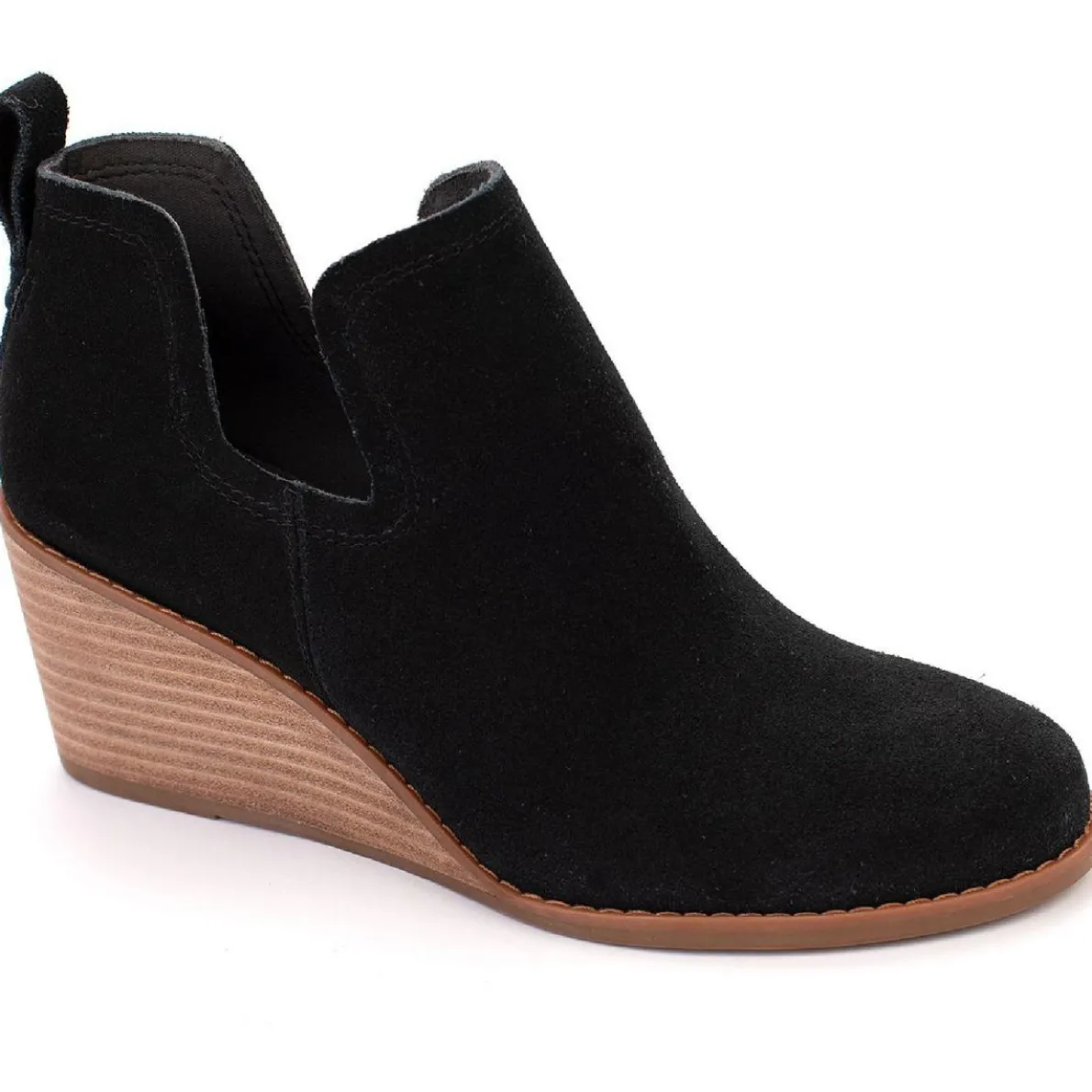 Kallie Suede Ankle Wedge Boots