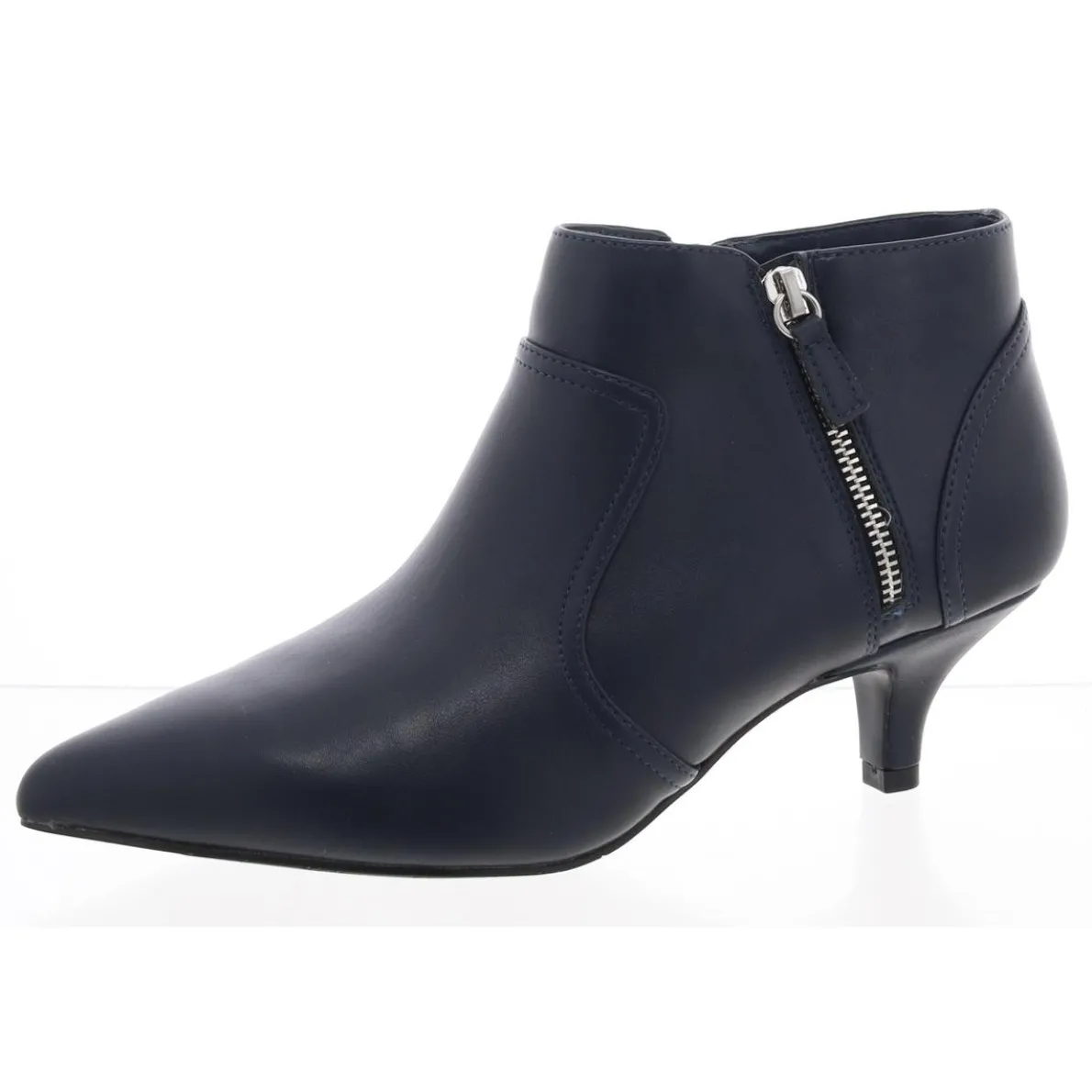 Annalee Zip Up Slip On Ankle Boots