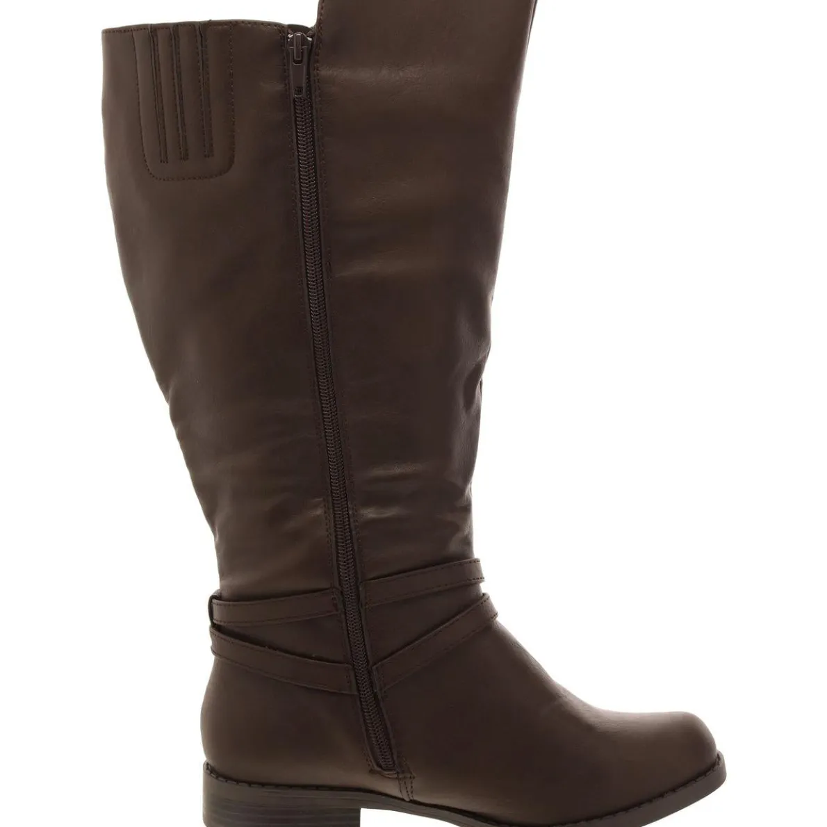 Bay Plus Faux Leather Wide Calf Mid-Calf Boots