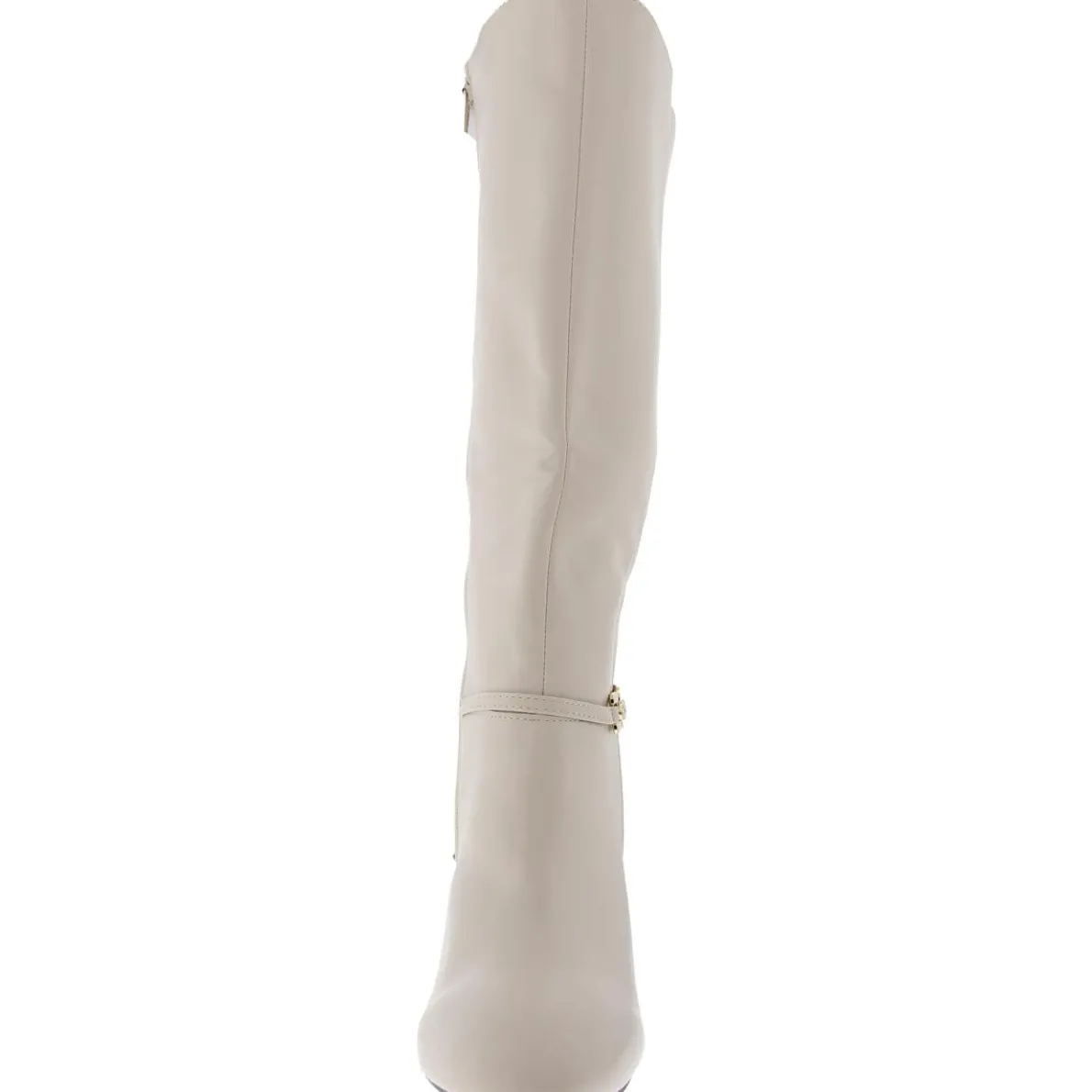 Hanlee Zipper Faux Leather Knee-High Boots