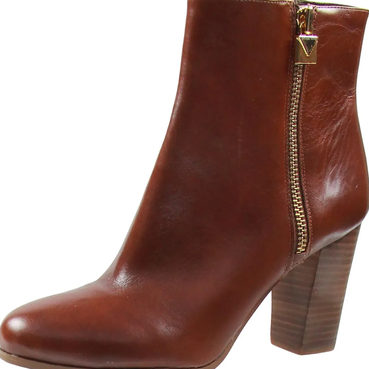 Zipper Leather Booties