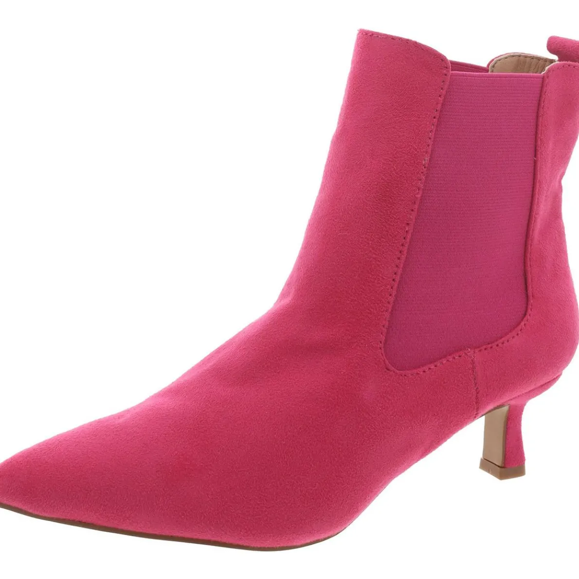 Tenlee Pointed Toe Kitten Heel Ankle Boots