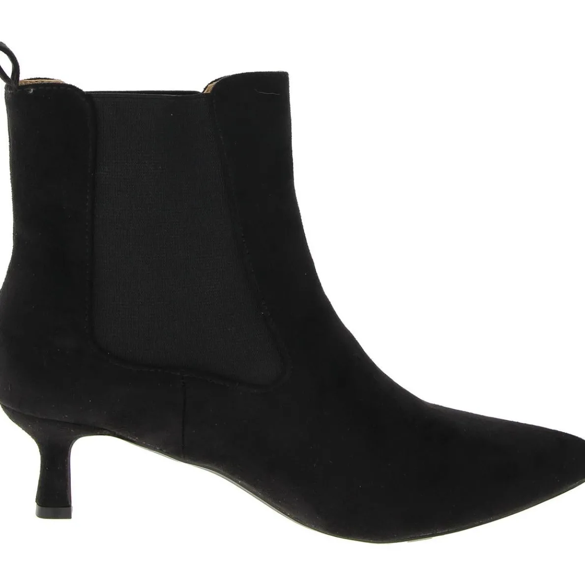 Tenlee Pointed Toe Kitten Heel Ankle Boots