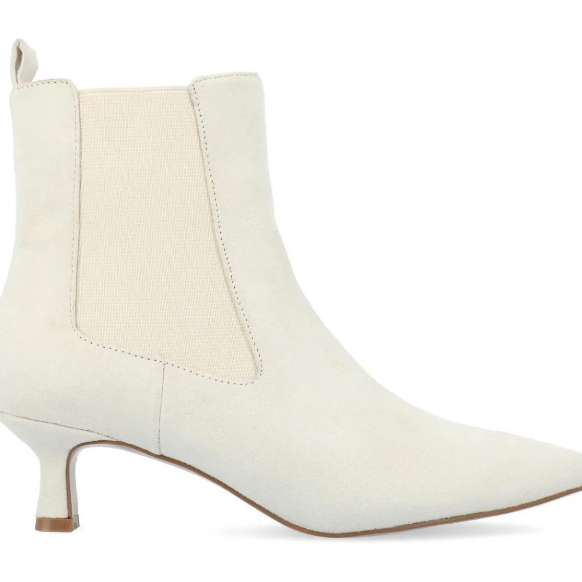 Tenlee Pointed Toe Kitten Heel Ankle Boots