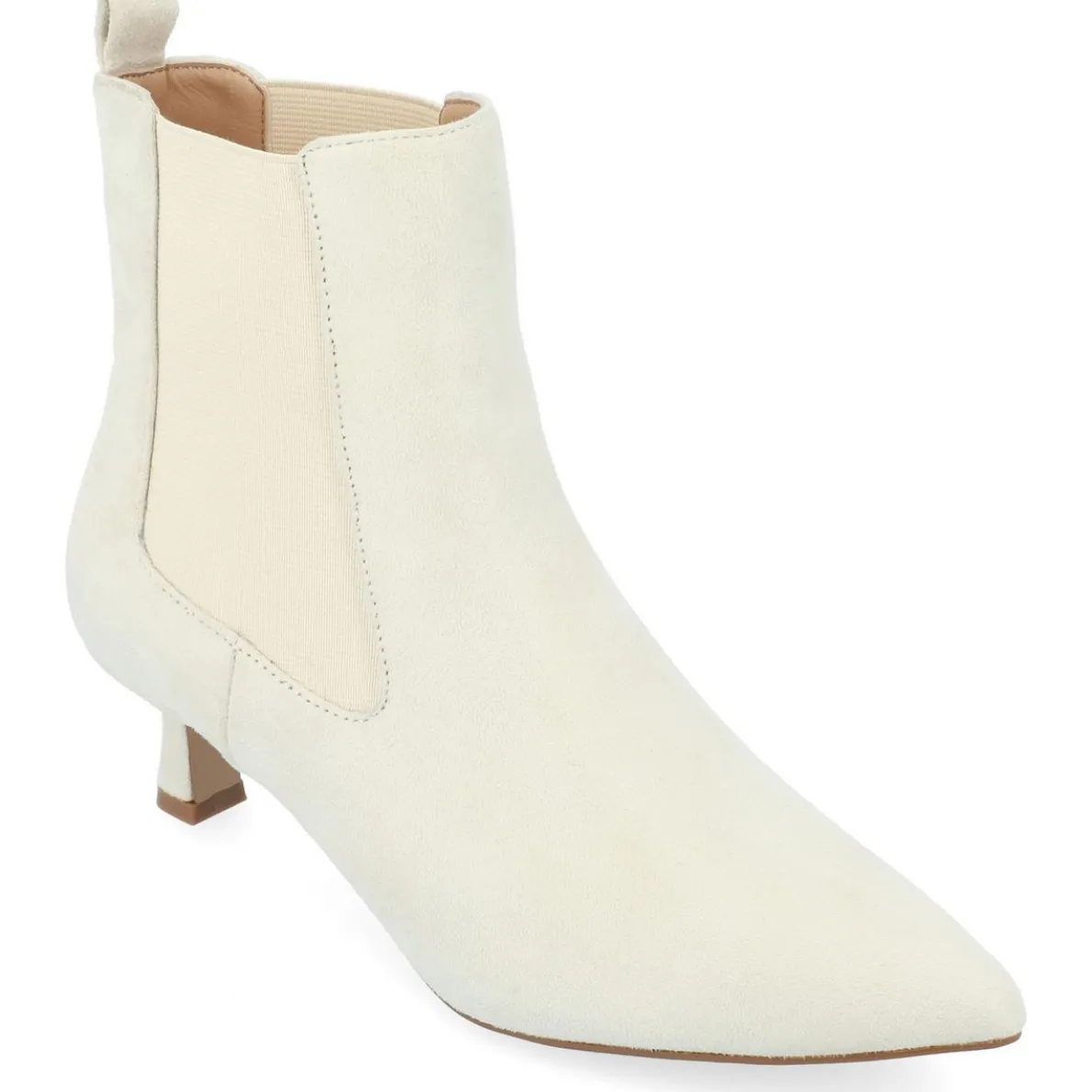 Tenlee Pointed Toe Kitten Heel Ankle Boots