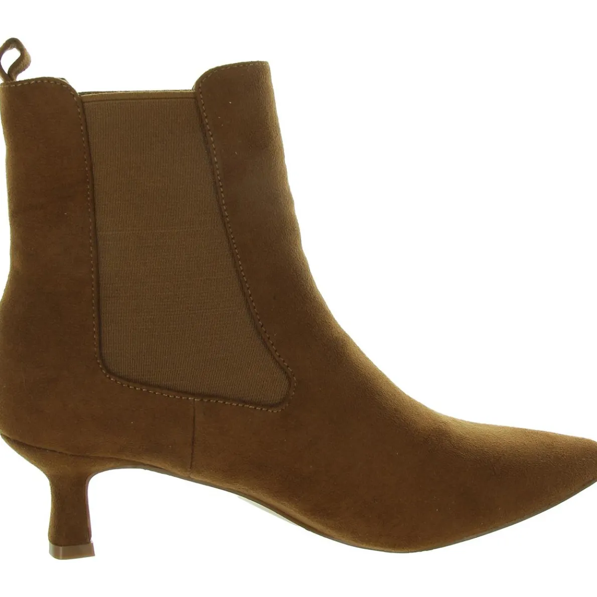 Tenlee Pointed Toe Kitten Heel Ankle Boots