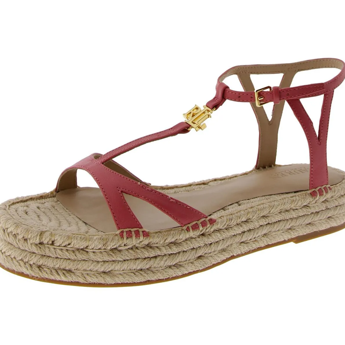 Payton Leather Platform Espadrilles