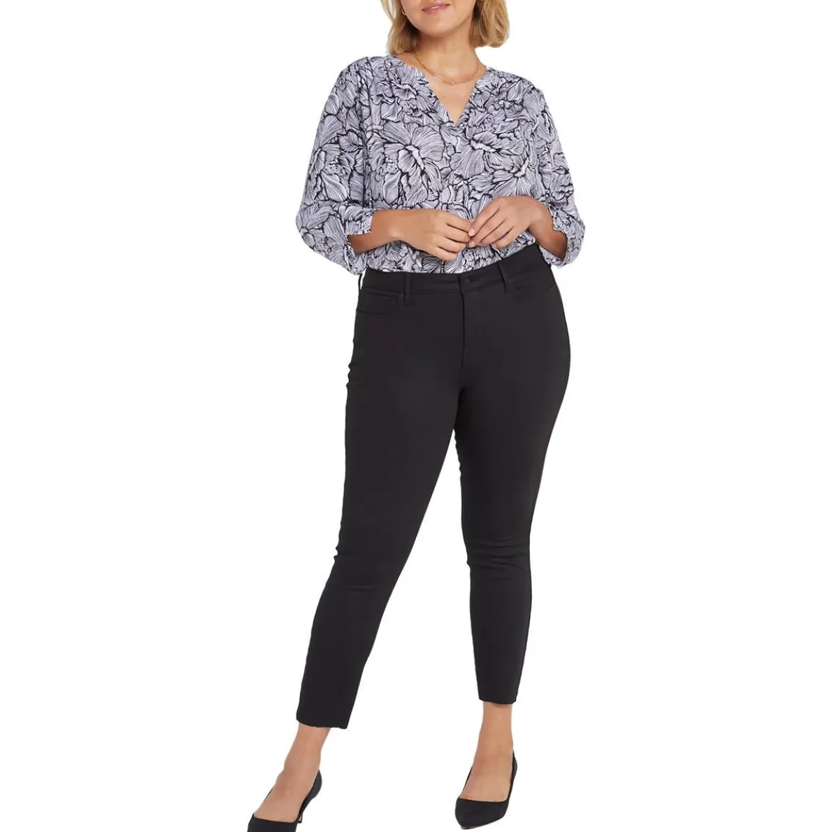 High Rise Ankle Skinny Jeans