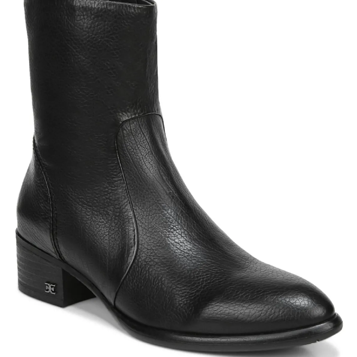 Hilary Leather Pull On Ankle Boots