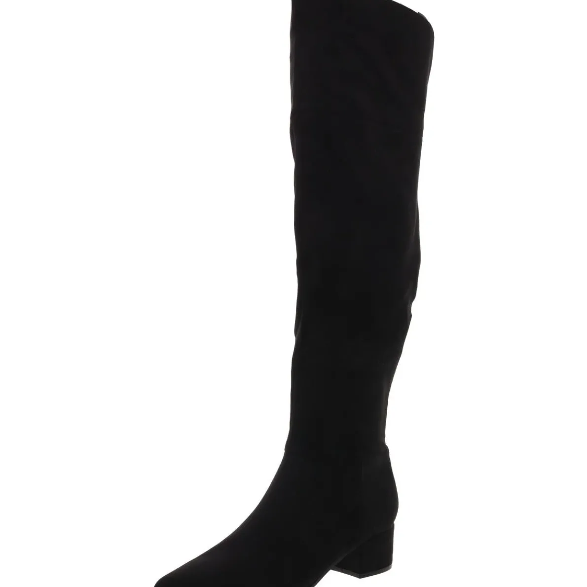 Maner 2 Zipper Faux Suede Knee-High Boots