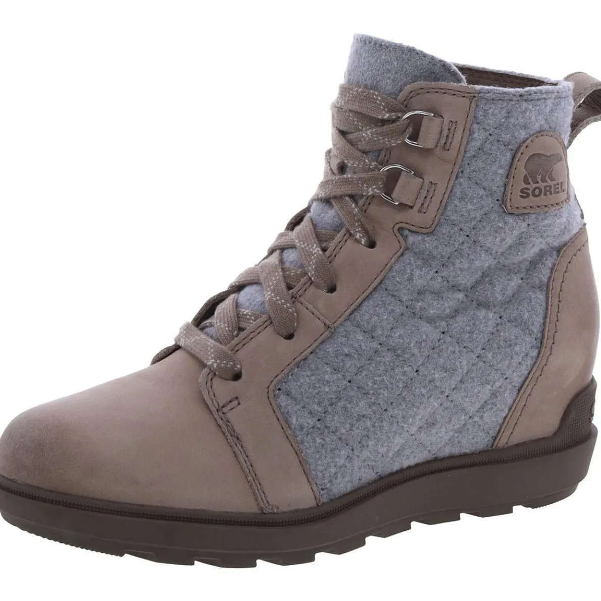 Evie II NW Quilted Lace-Up Ankle Boots