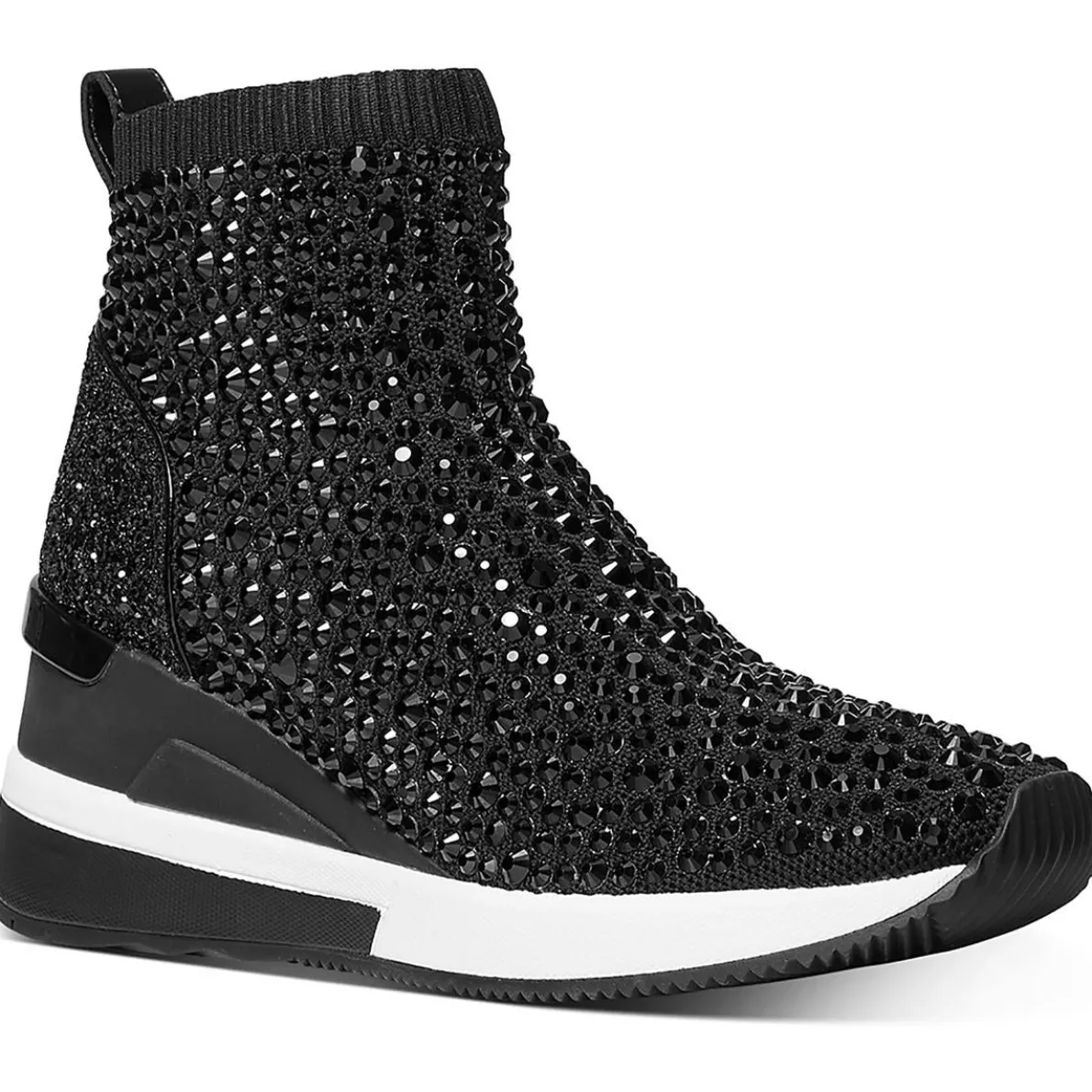 Skyler Knit Embellished Ankle Boots