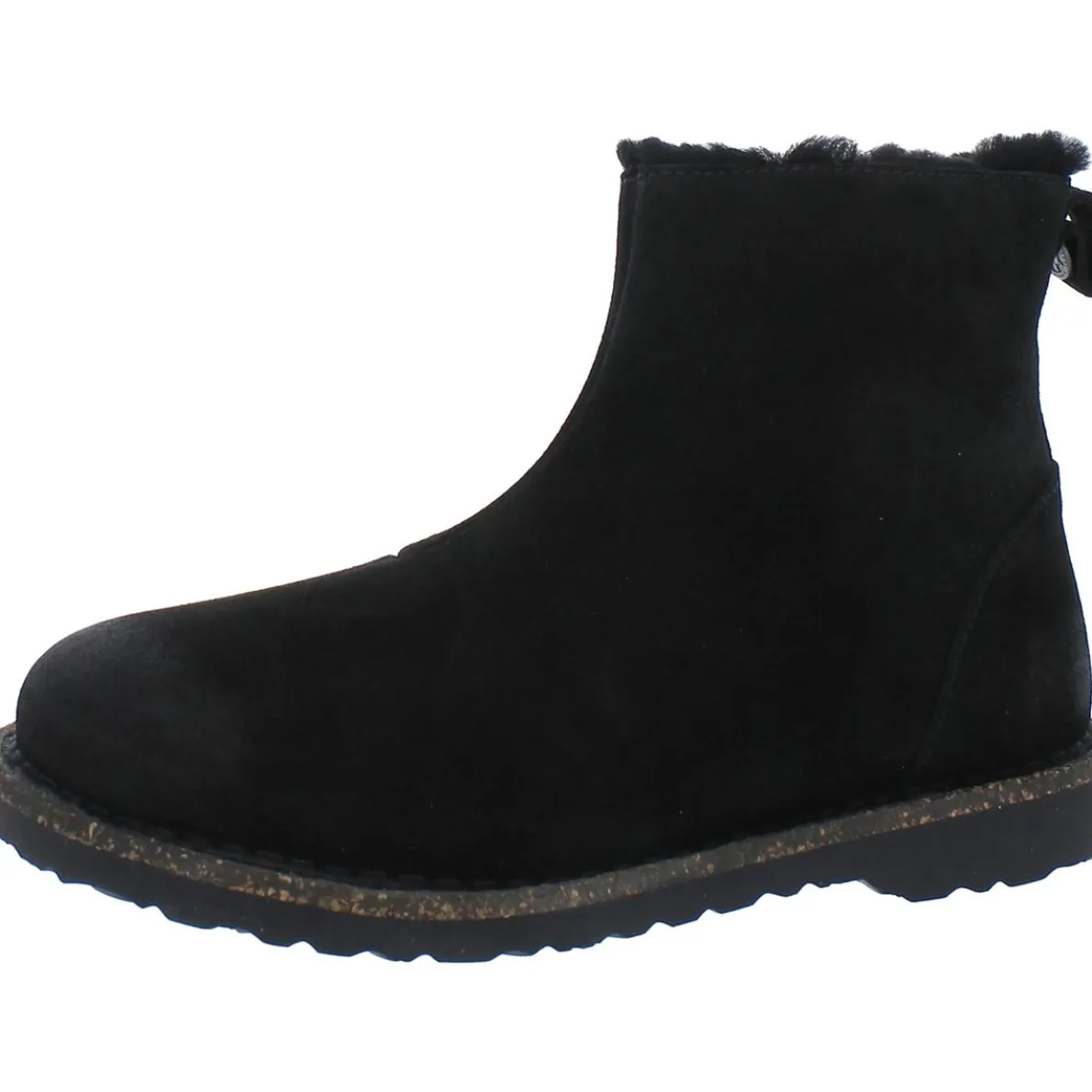 Melrose Shearling Suede Footbed Booties
