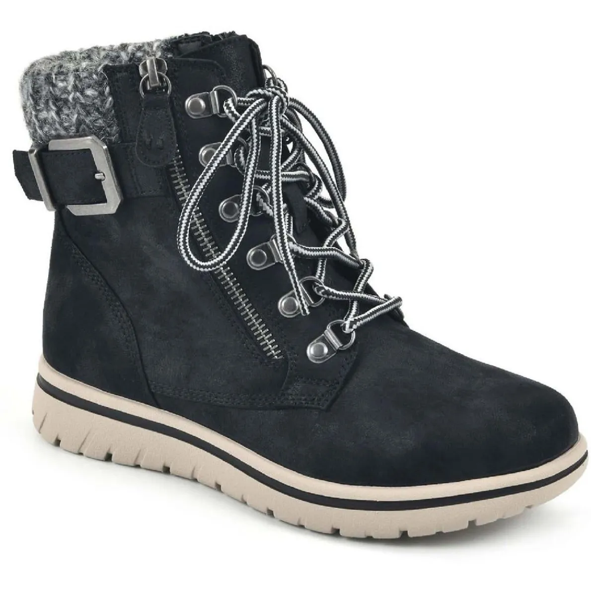 Hearty Faux Suede Winter & Snow Boots