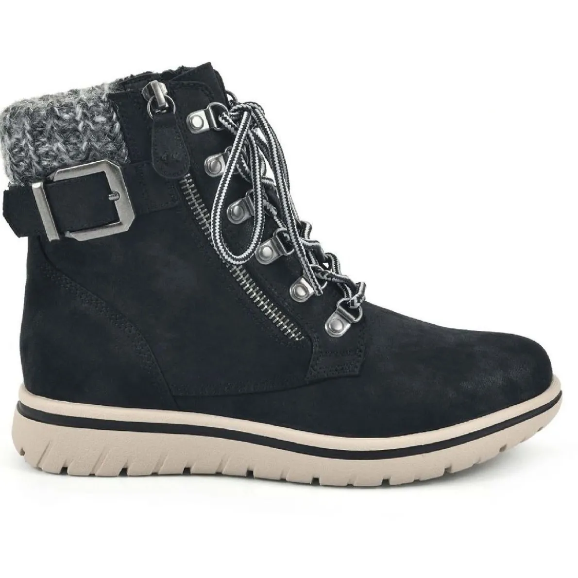 Hearty Faux Suede Winter & Snow Boots