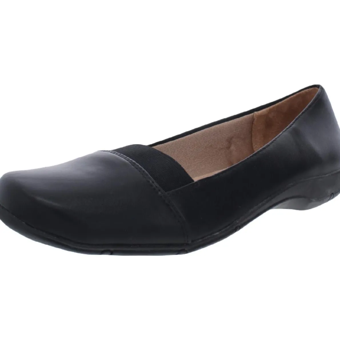 Doris Faux Leather Square Toe Loafers
