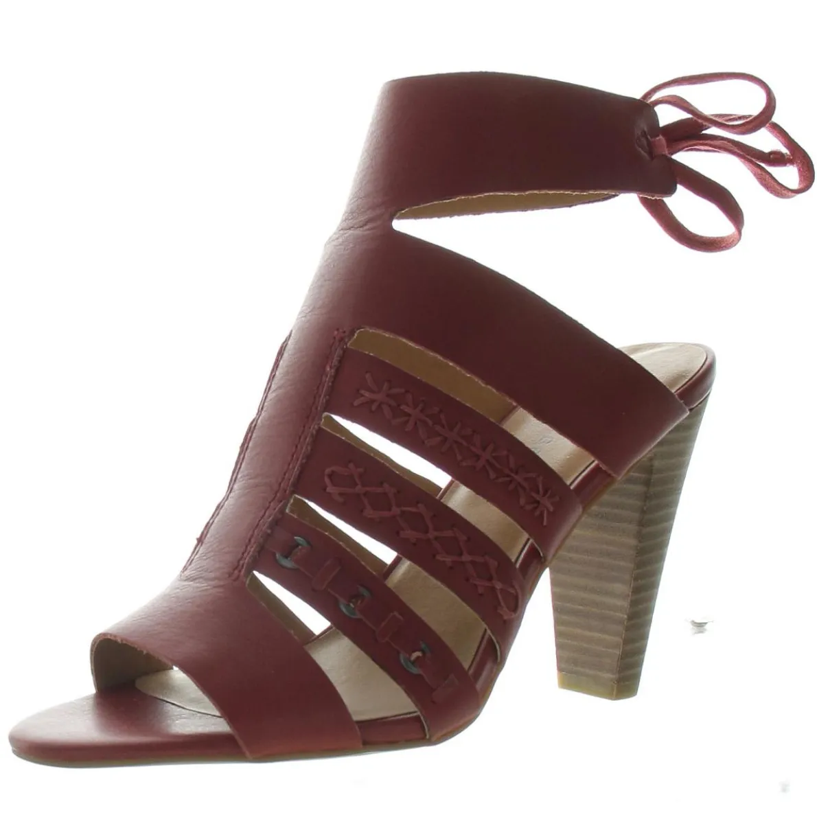 Radfas Nubuck Back Tie Heels