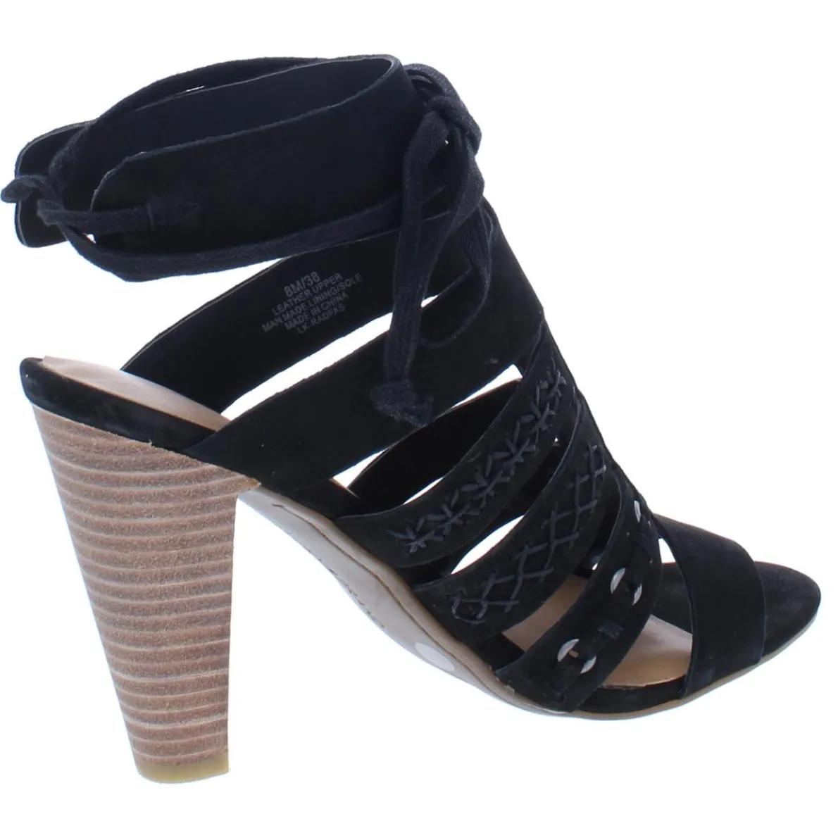 Radfas Nubuck Back Tie Heels