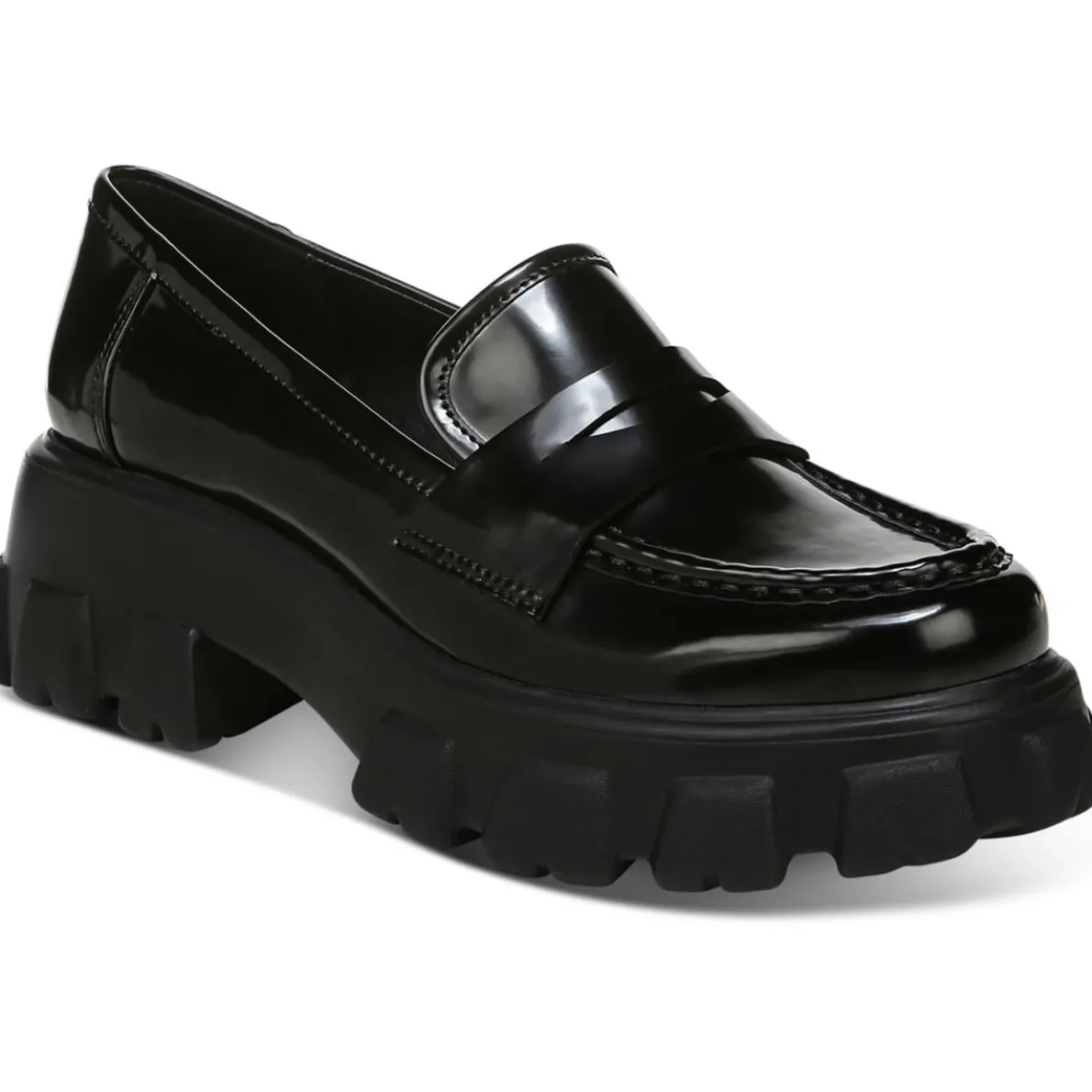 Paz Lugged Sole Slip On Loafers