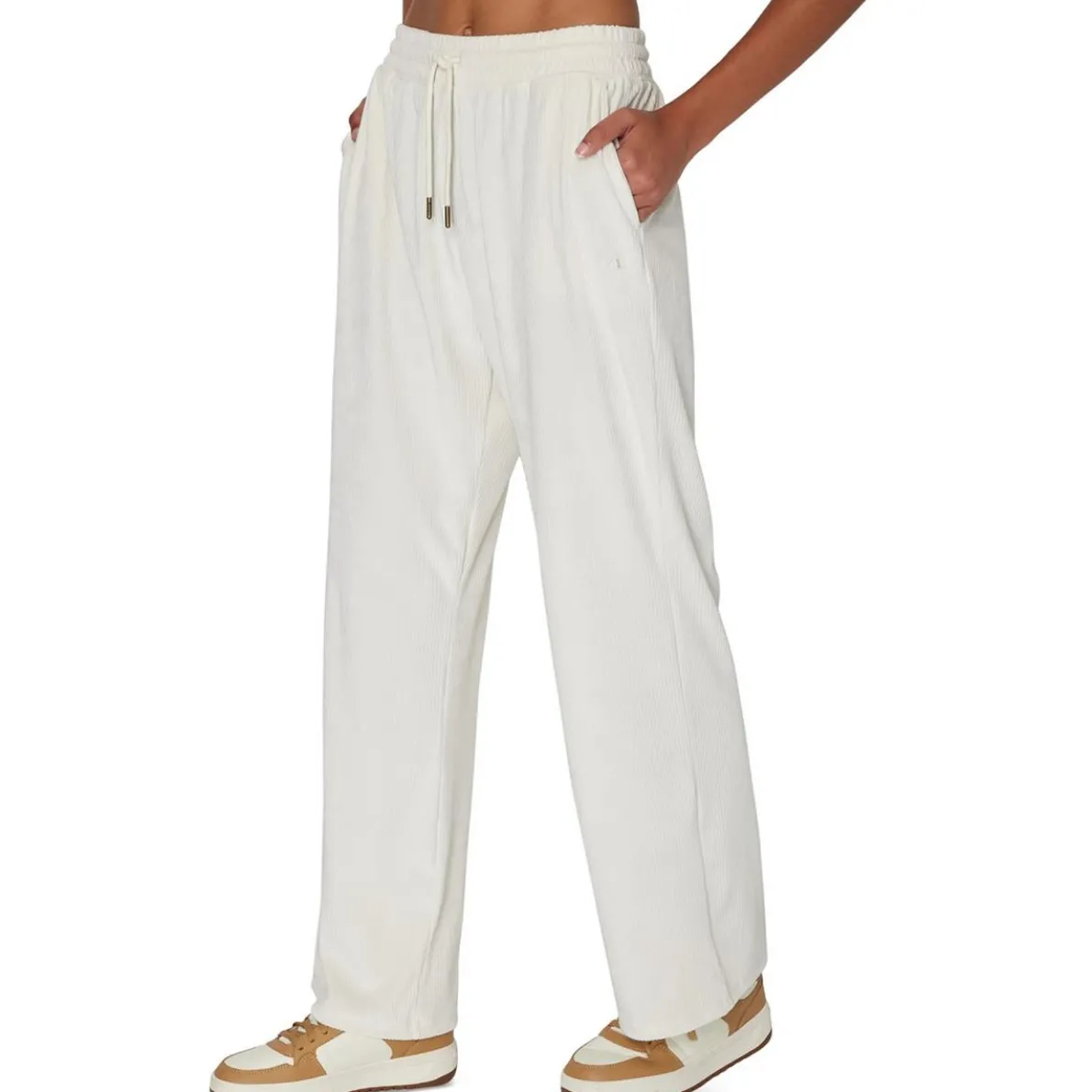 Ribbed Velour Sweatpants