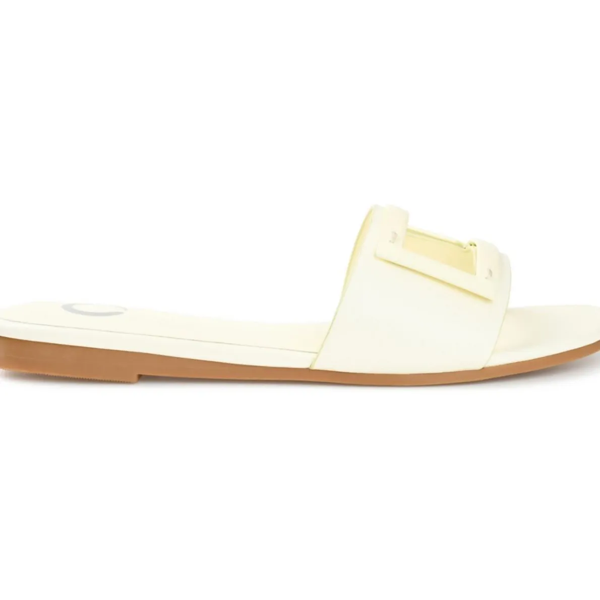 Clair Faux Leather Embellished Flip-Flops