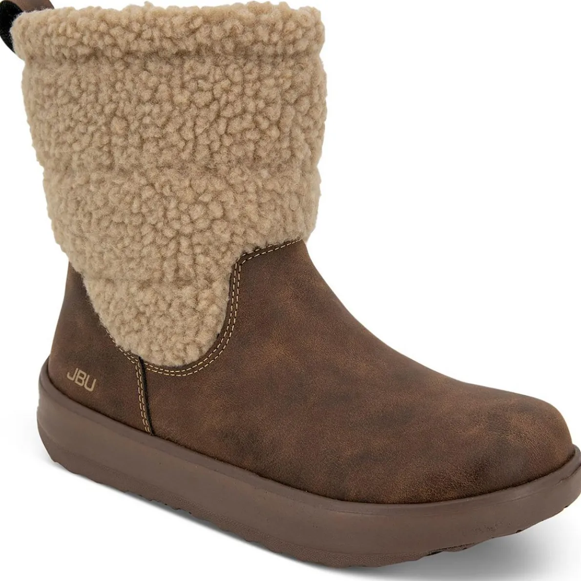 Cloudie Faux Leather Cold Weather Winter & Snow Boots