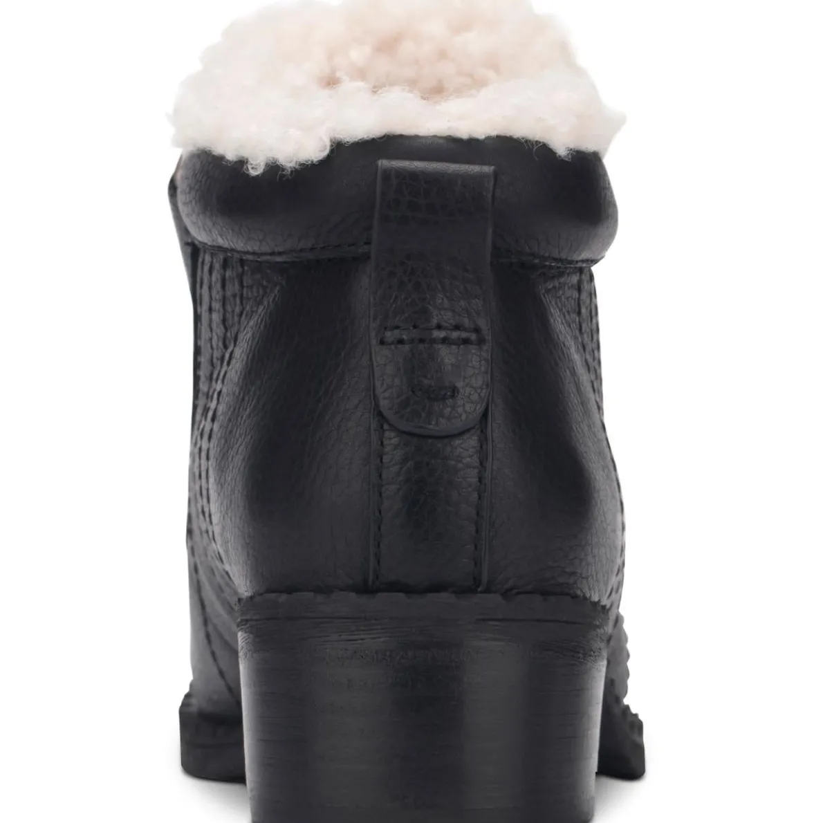 Best Stitch Leather Shearling Shooties