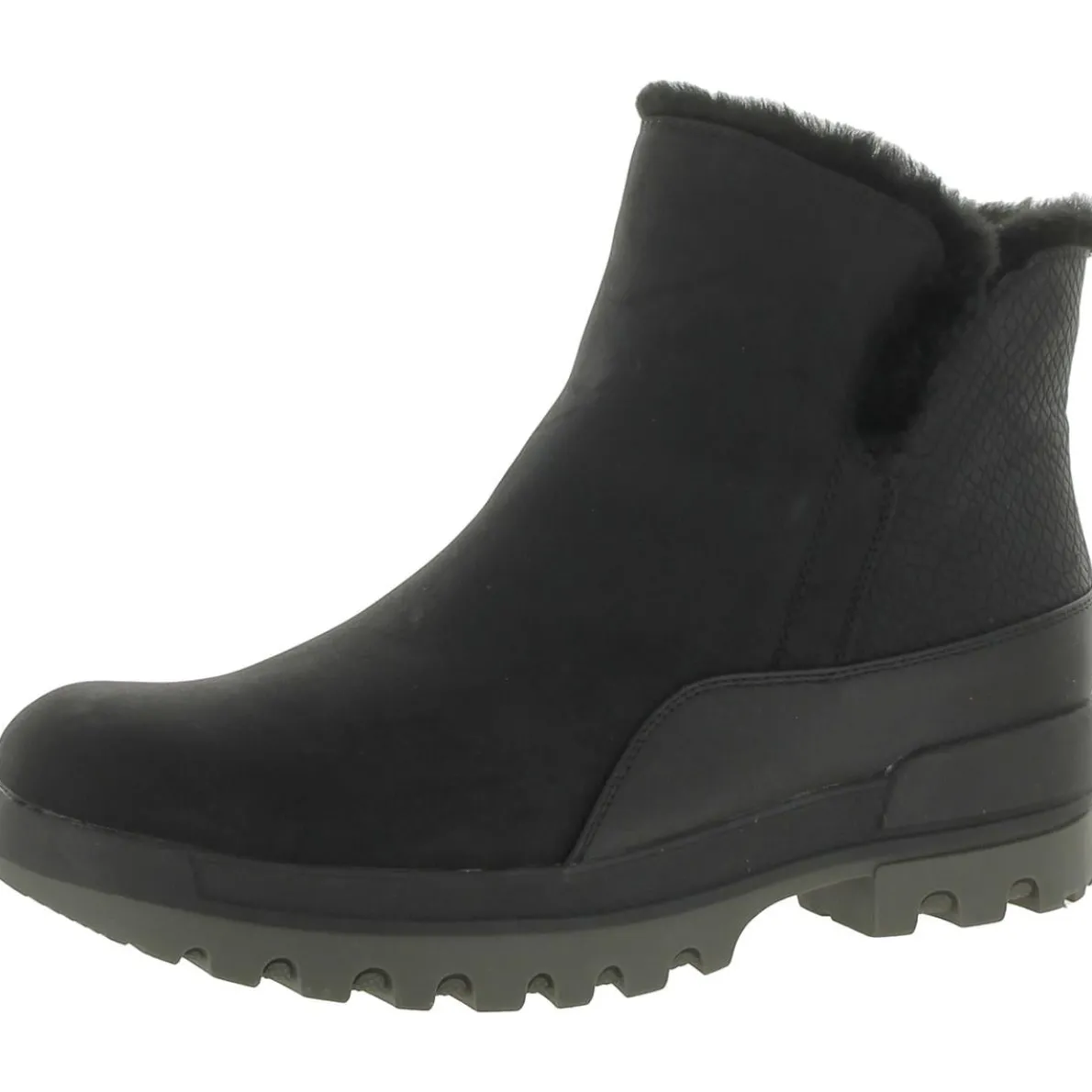 Noemi Faux Leather Cozy Winter & Snow Boots