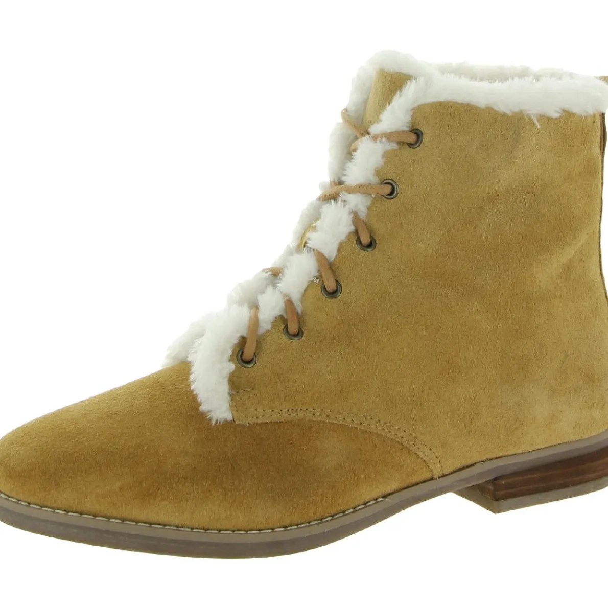 Canyon Suede Faux Fur Lined Ankle Boots