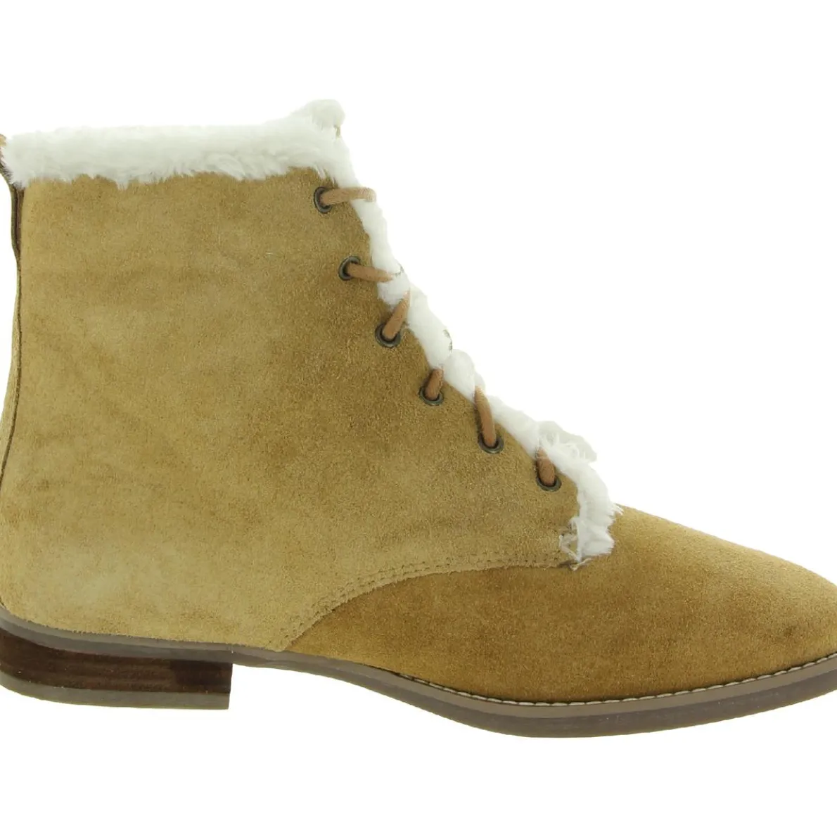 Canyon Suede Faux Fur Lined Ankle Boots