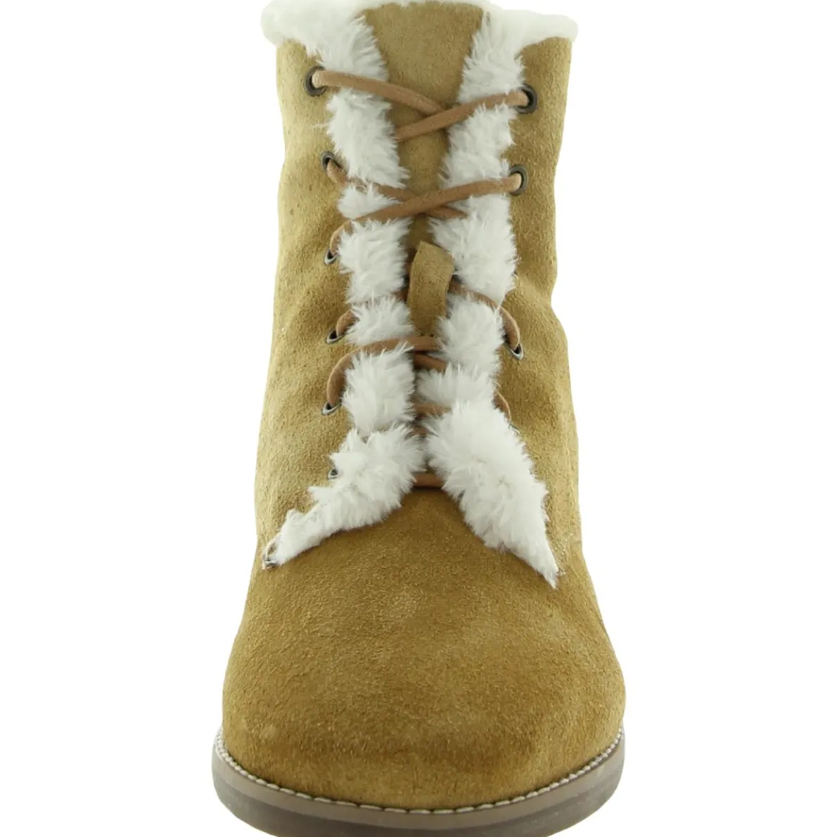 Canyon Suede Faux Fur Lined Ankle Boots