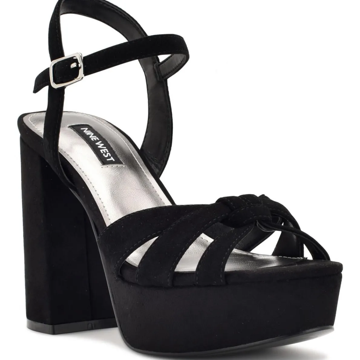 WN Rast Suede Ankle Strap Platform Sandals