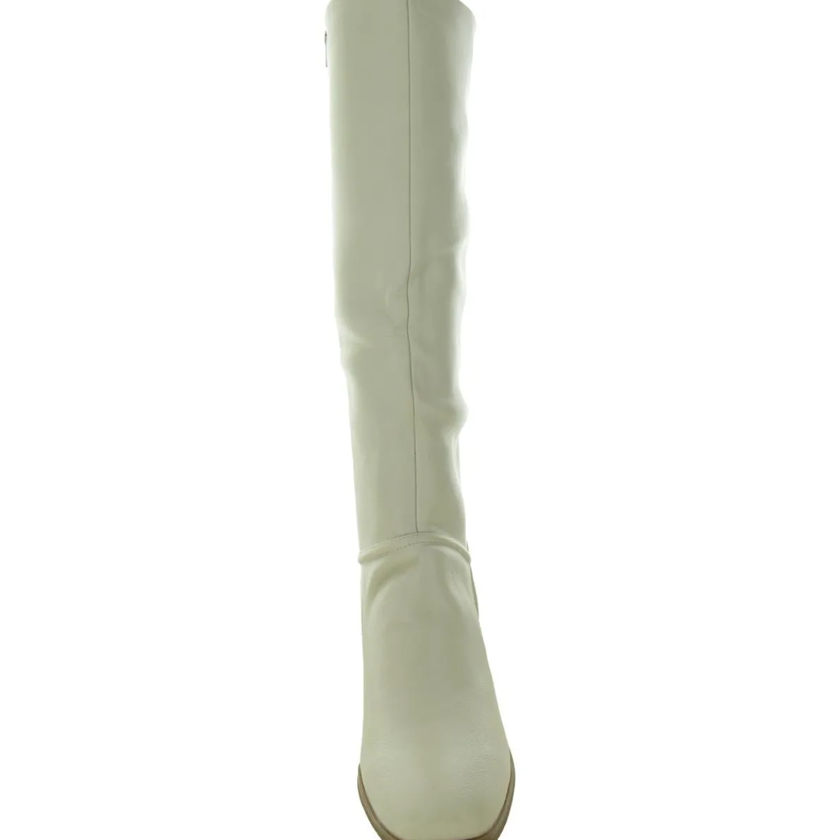 Thalia Faux Leather Almond Toe Knee-High Boots