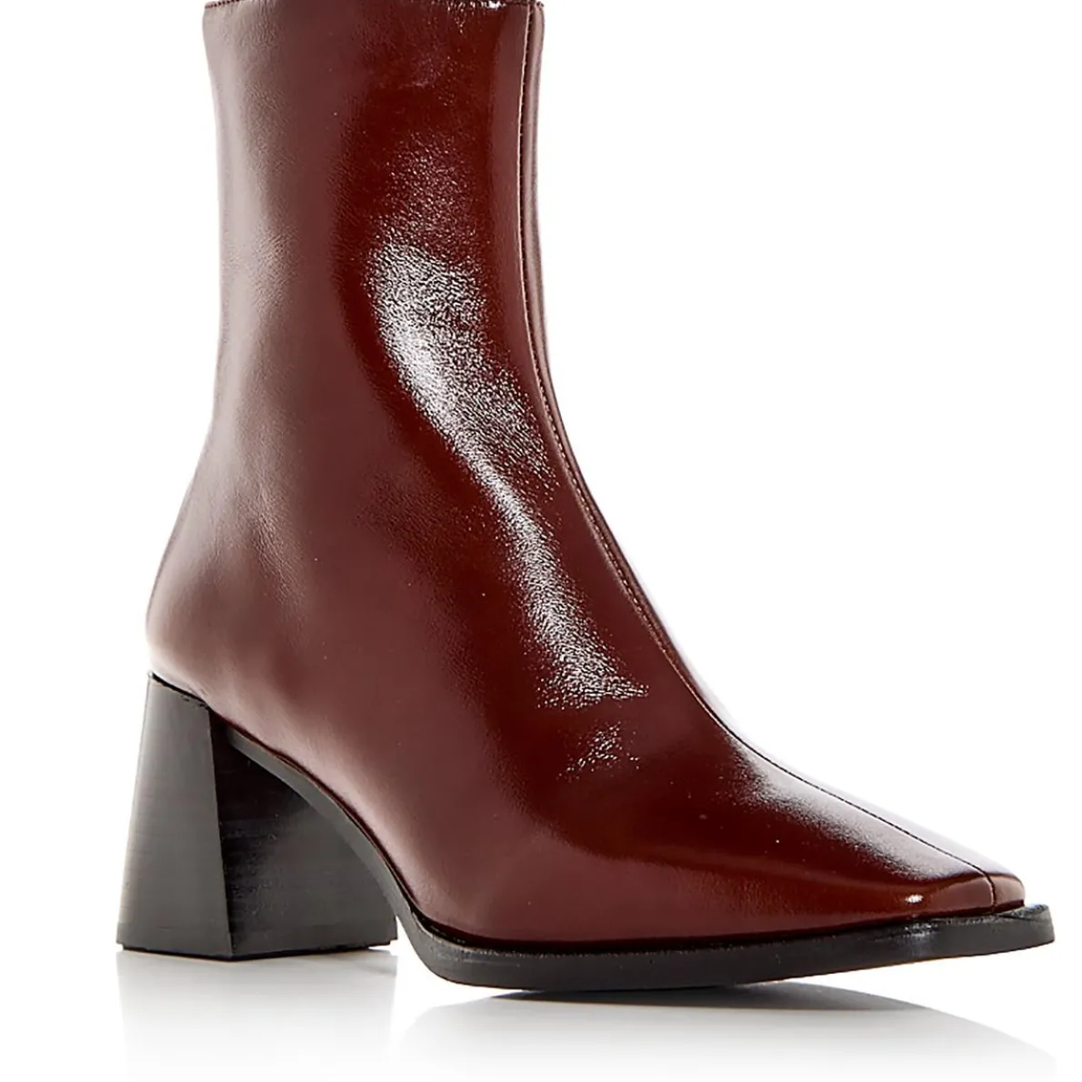 SHERPAL2 Zipper Leather Ankle Boots