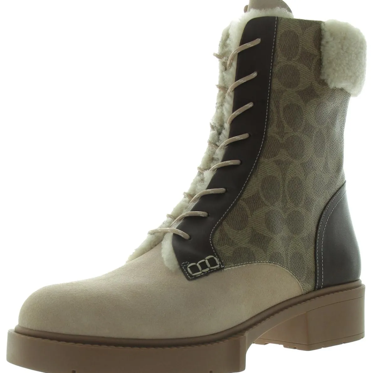 LEIGHTON Faux Fur Shearling Boots