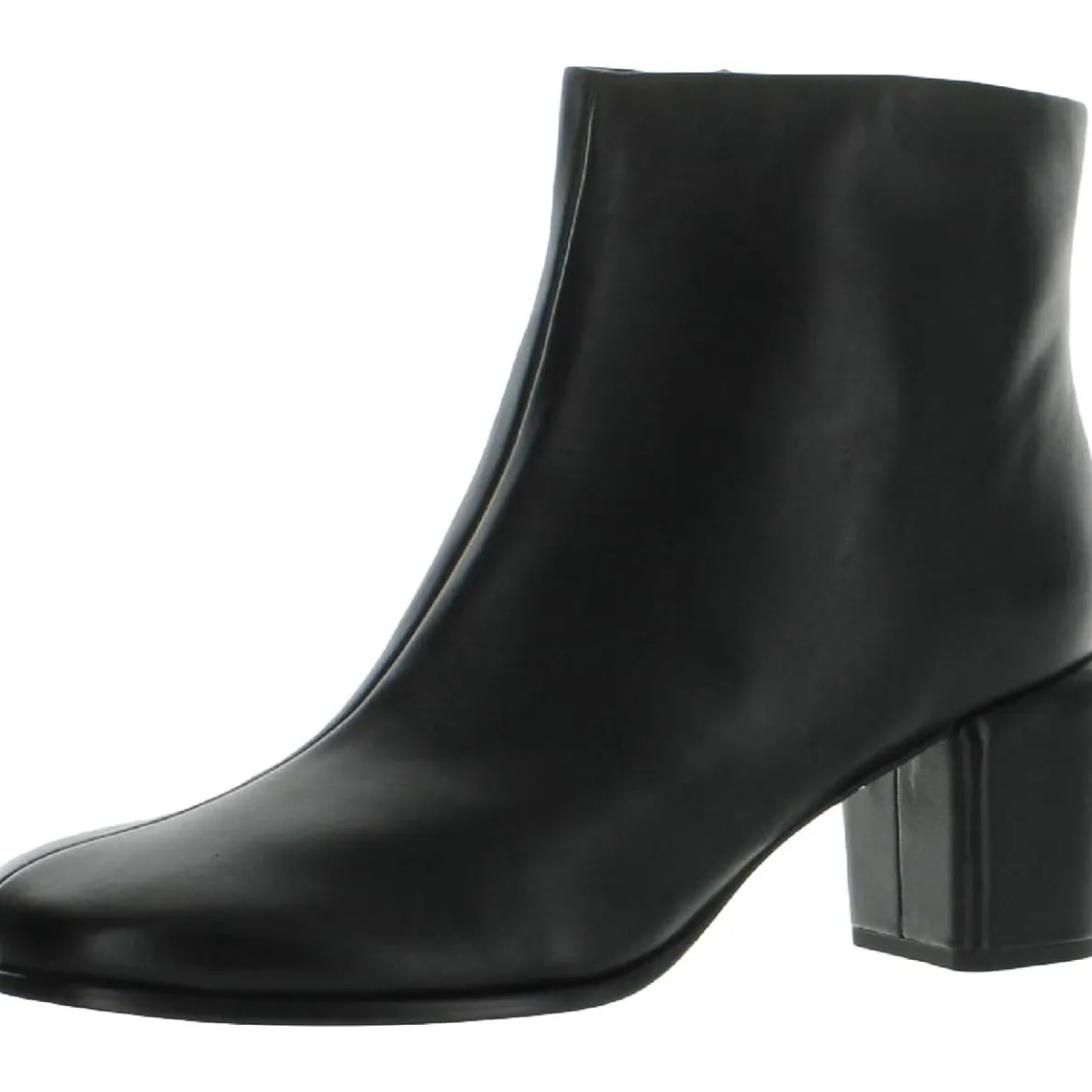 Maggie Zipper Square Toe Ankle Boots