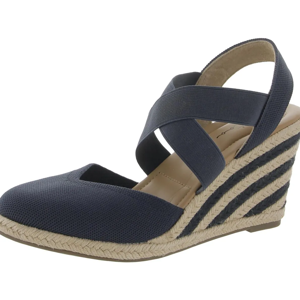 Bev 15 Stretchy Slingback Wedge Sandals