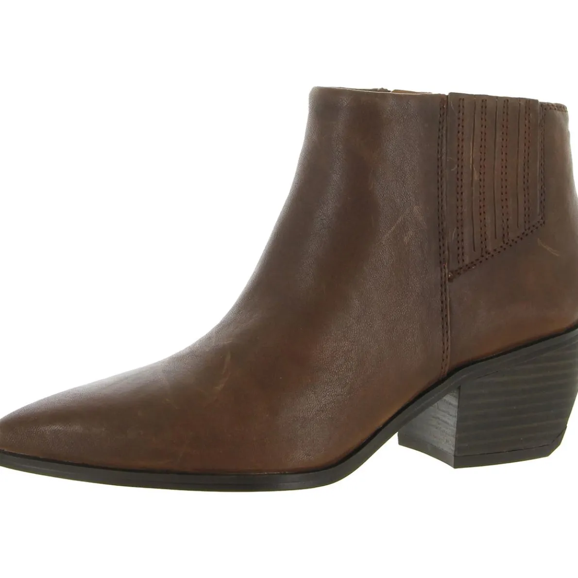 Spur Leather Heels Booties