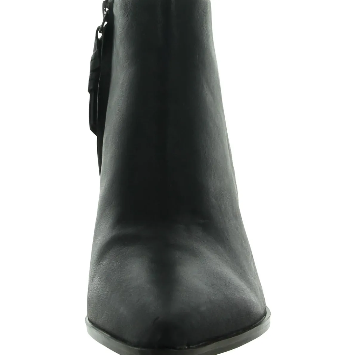 Spur Leather Heels Booties