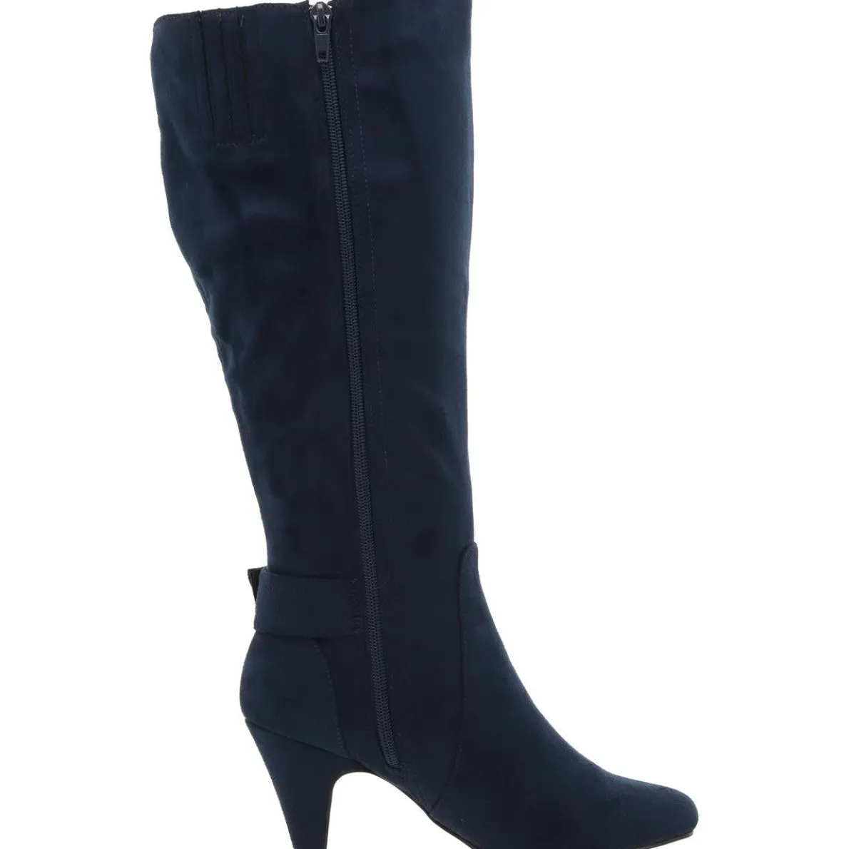 Zipper Mid-Calf Boots