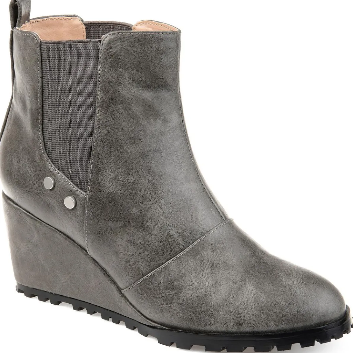 Jessie Suede Almond Toe Ankle Boots