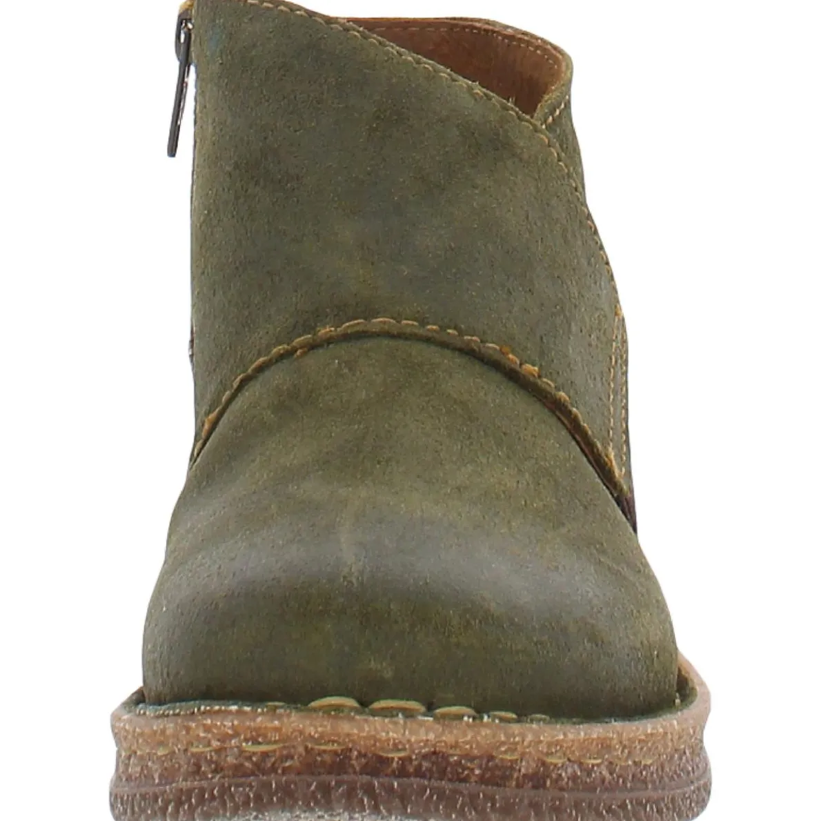 Tora Suede Round Toe Ankle Boots