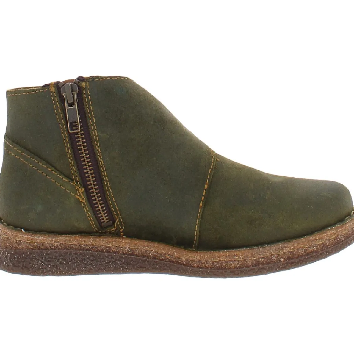 Tora Suede Round Toe Ankle Boots