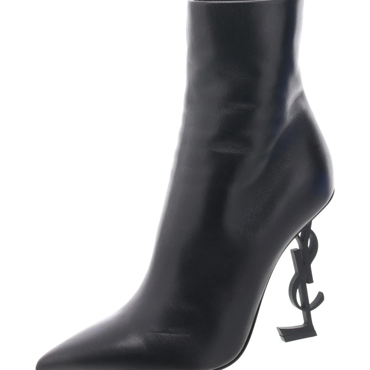 Leather Pointed Toe Ankle Boots