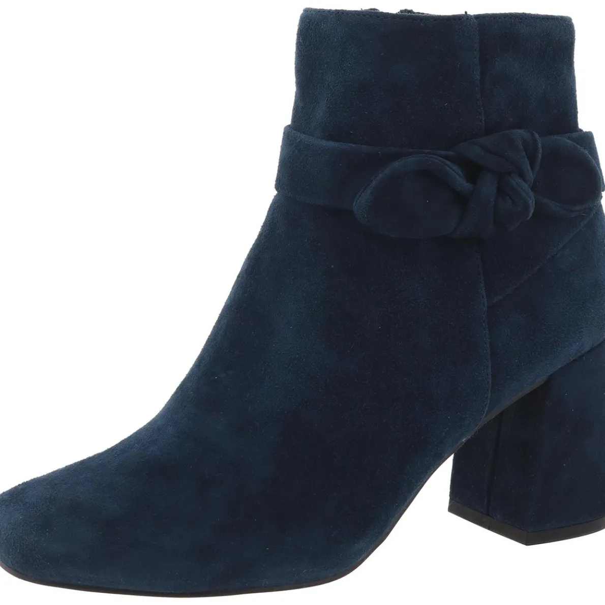 Felicity Side Tie Suede Booties