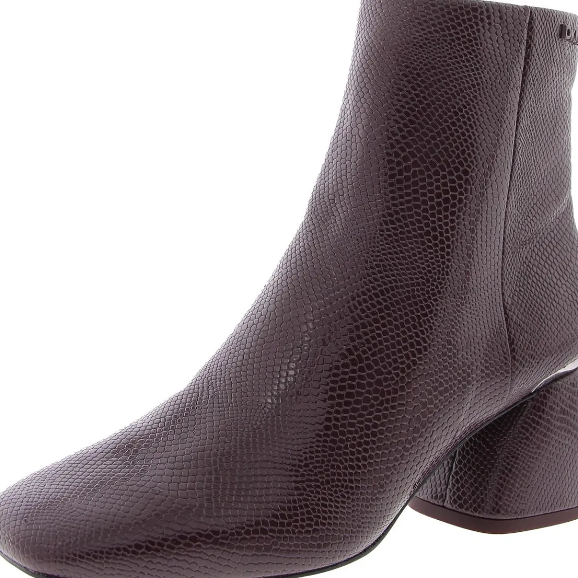 Zipper Leather Ankle Boots