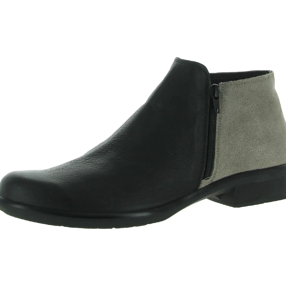 Helm Leather Block Heel Ankle Boots