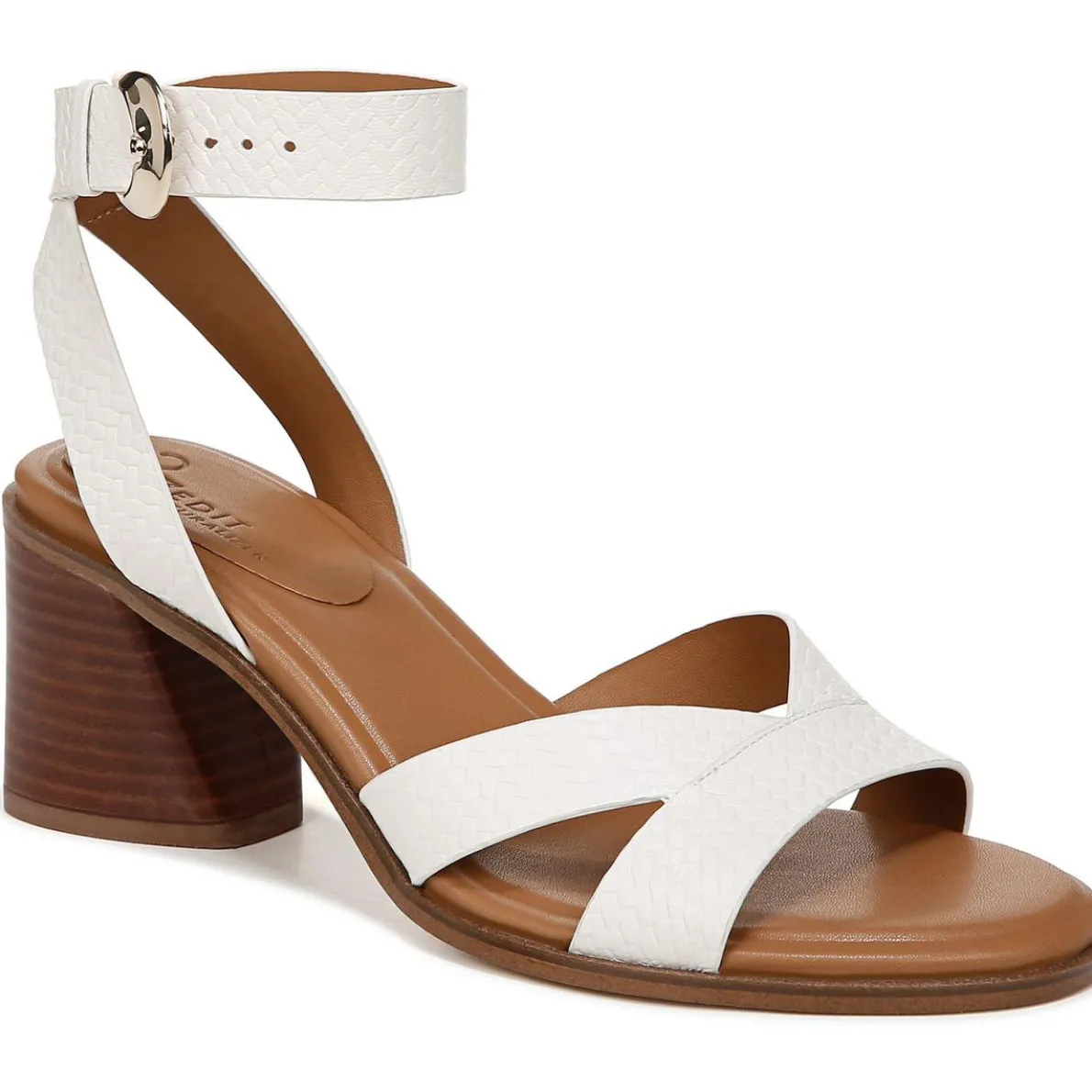 Yumi Leather Adjustable Slingback Sandals