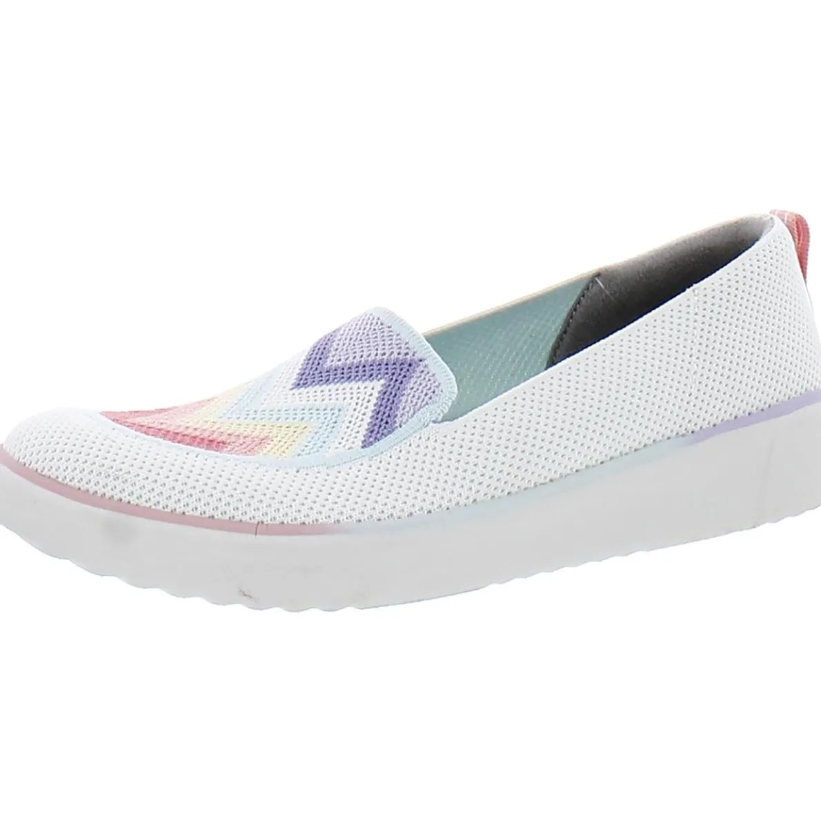 March On Moc Mesh Chevron Moccasins