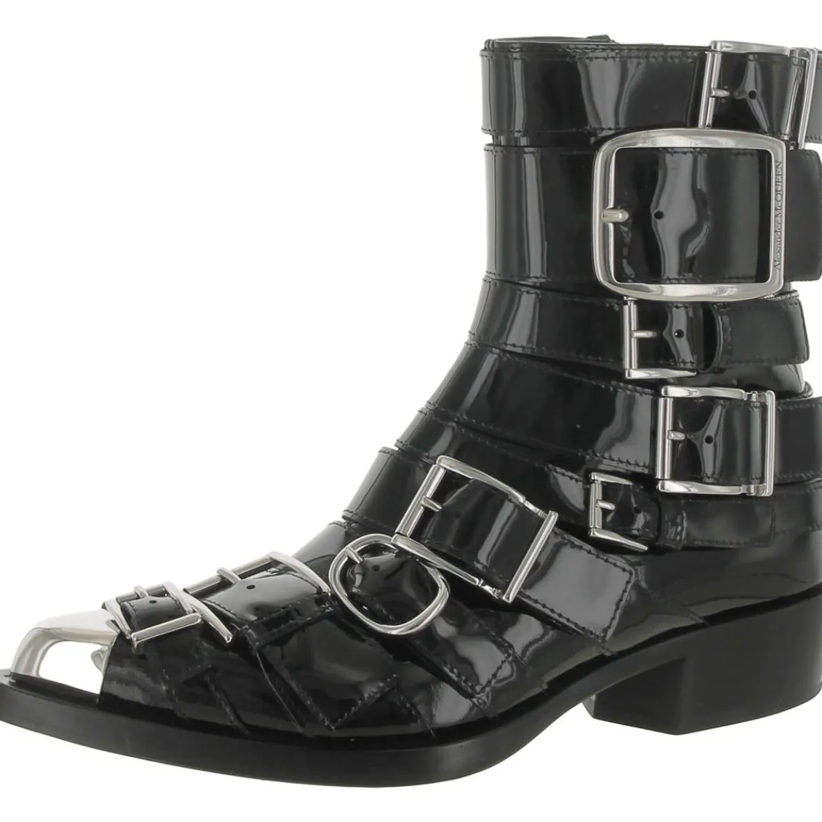Leather Casual Block Heels